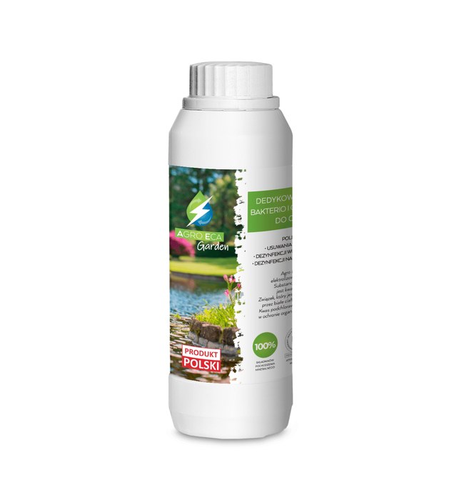 Butelka Agro ECA Garden 0,5 l z etykietą produktu