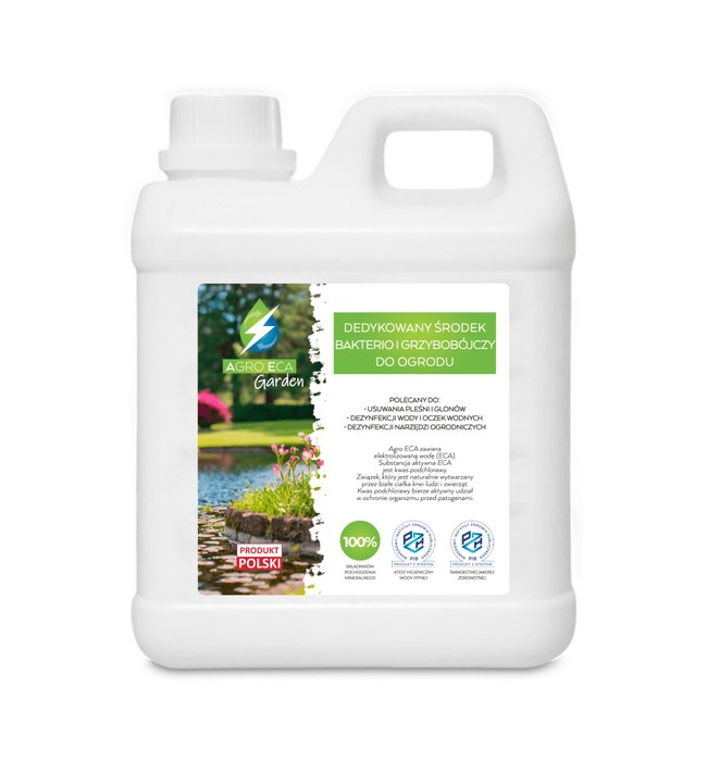 Agro ECA Garden 2 l Butelka Agro ECA Garden 2 l z etykietą produktu