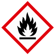 Piktogram GHS02: płomień